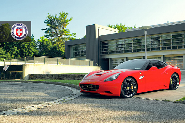 Фото дисков HRE S101 Черный сатин на Ferrari California