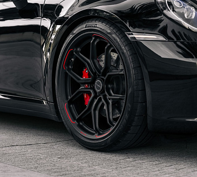 Фото дисков Brixton Forged CM5-RS на Porsche 911 VIII