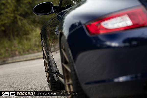 Фото дисков BC Forged HCA210 Сатиновая бронза на Porsche 911 VI