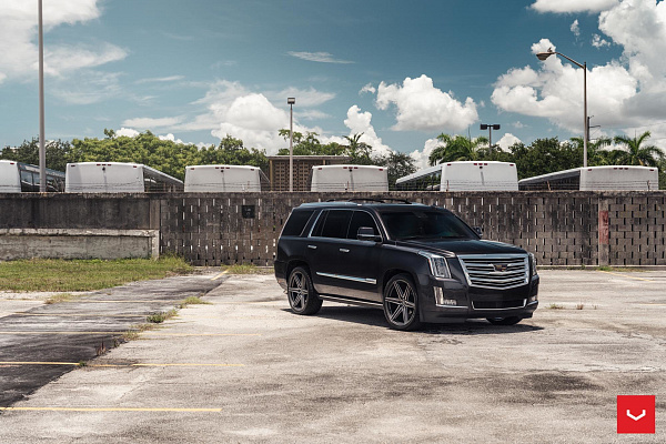 Фото дисков Vossen HF6-2 Алмазная проточка на Cadillac Escalade IV