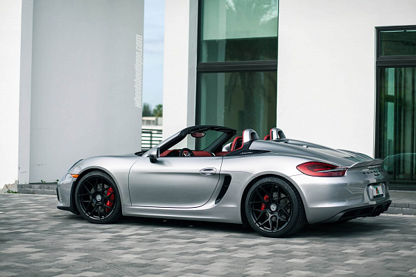Фото дисков HRE FF01 Черный сатин на Porsche Boxster III