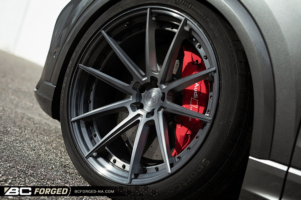 Фото дисков BC Forged HCA191 Сатиновый темный лак на Audi Q8