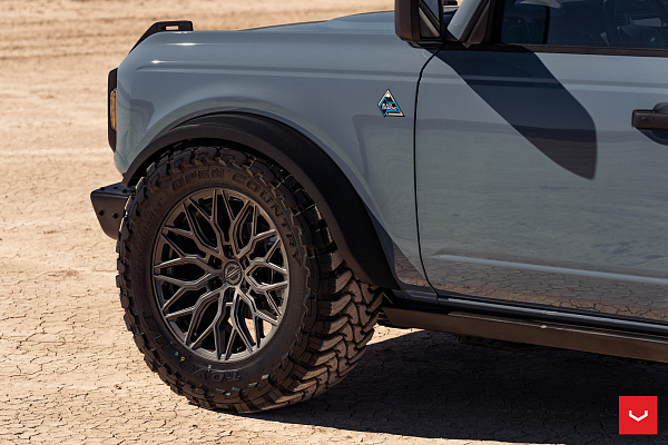 Фото дисков Vossen HF6-3 Матовый графит на Ford Bronco