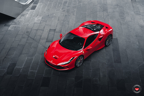 Фото дисков Vossen S17-01 Матовый графит на Ferrari F8