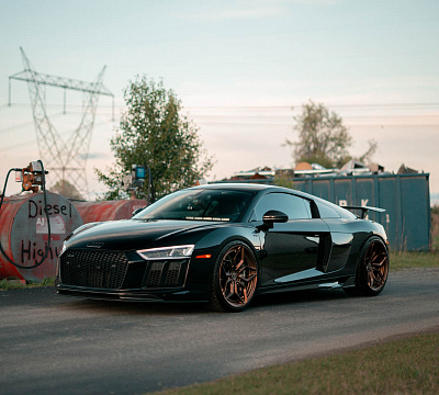 Фото дисков Brixton Forged PF9 на Audi R8 (4S)