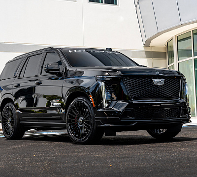 Фото дисков Vossen HF-8 на Cadillac Escalade V