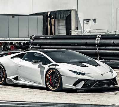 Фото дисков Strasse Wheels SV10 Deep Concave FS на Lamborghini Huracan