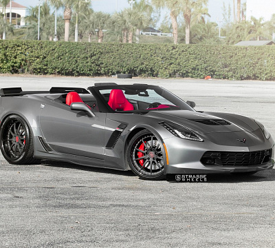 Фото дисков Strasse Wheels R10 Signature на Chevrolet Corvette C7