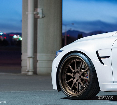 Фото дисков Strasse Wheels R10 Competition на BMW 3/M3 (F3x/F80)