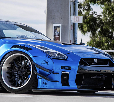 Фото дисков Savini SV83 на Nissan GT-R