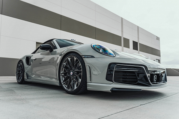Фото дисков HRE P200 Глянцевый темный лак на Porsche 911 VIII