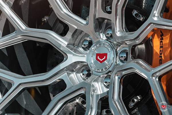 Фото дисков Vossen S17-01 Полированный лак на McLaren 570S