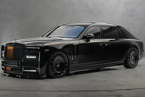 Фото дисков Mansory FD.15 Черный глянец на Rolls-Royce Phantom