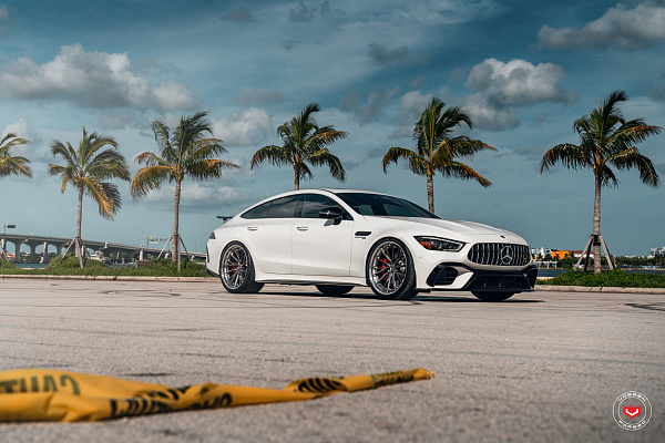 Фото дисков Vossen M-X4T (3-Piece) Глянцевый темный лак на Mercedes-Benz AMG GT I