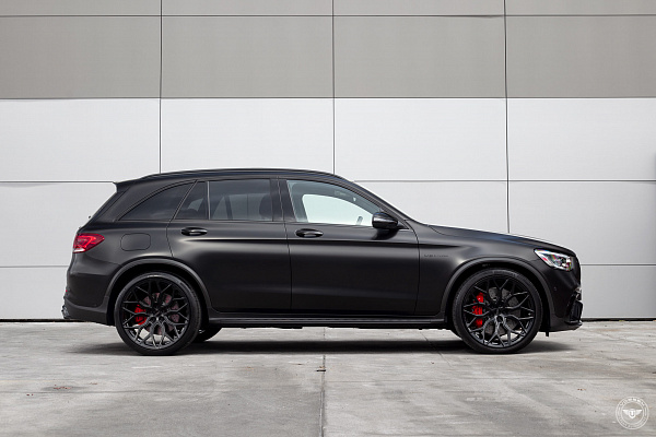 Фото дисков Vossen HF-2 Черный глянец на Mercedes-Benz GLC (X253, C253)