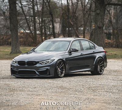 Фото дисков HRE P104 на BMW 3/M3 (F3x/F80)