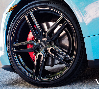 Фото дисков Vossen HF-1 на Porsche Taycan I