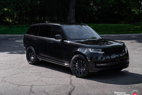 Фото дисков Vossen UV-3 Черный сатин на Land Rover Range Rover V