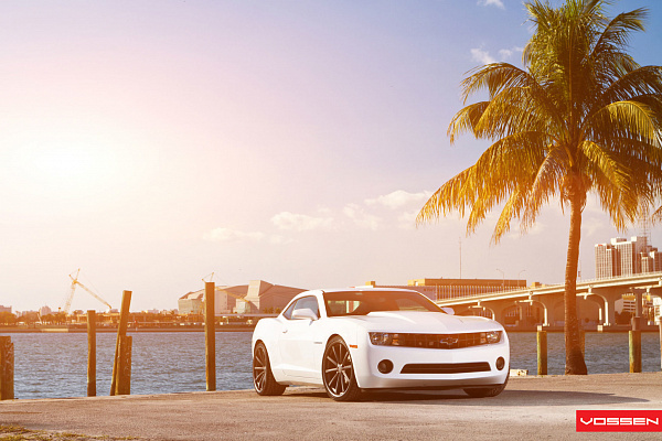 Фото дисков Vossen CV1 Сатиновый графит на Chevrolet Camaro V