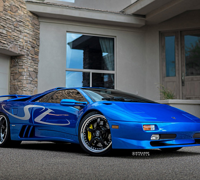 Фото дисков Strasse Wheels S5 Performance на Lamborghini Diablo