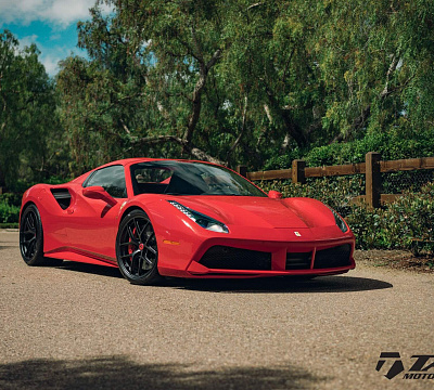 Фото дисков HRE R101 Lightweight на Ferrari 488