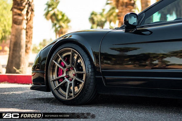 Фото дисков BC Forged HCA163 Сатиновая бронза на Acura NSX I