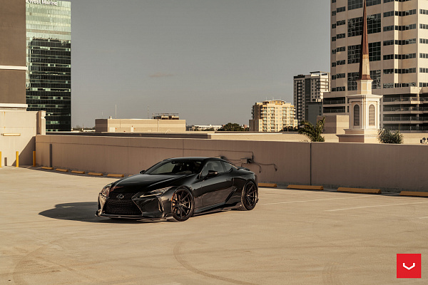 Фото дисков Vossen HFX-2 (5-Lug) Черный сатин на Lexus LC 500