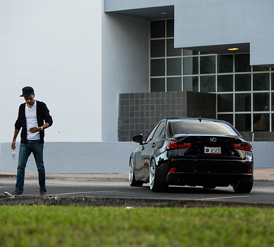 Фото дисков Vossen CV3 на Lexus IS II