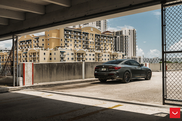 Фото дисков Vossen HF-7 Черный глянец на BMW 4/M4 (G22/G82)