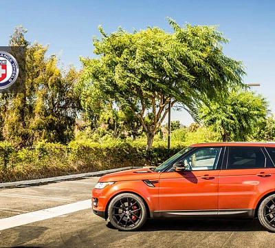 Фото дисков HRE P101 на Land Rover Range Rover Sport II