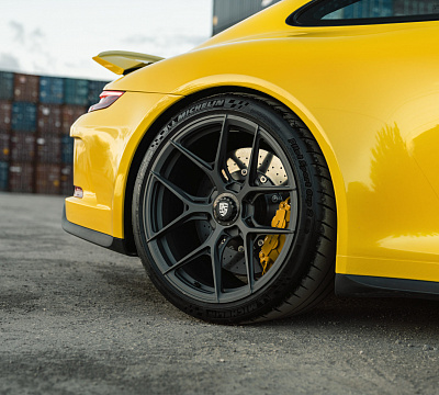 Фото дисков Vossen S21-01 на Porsche 911 VII