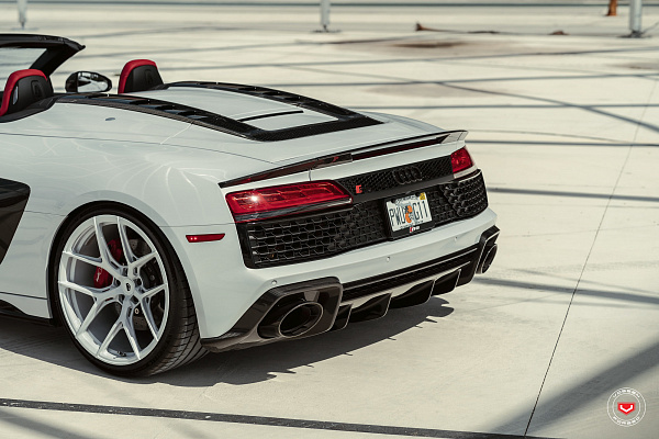 Фото дисков Vossen S21-01 Белый глянец на Audi R8 (4S)