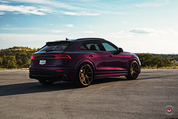 Фото дисков Vossen EVO-3 Сатиновая бронза на Audi Q8