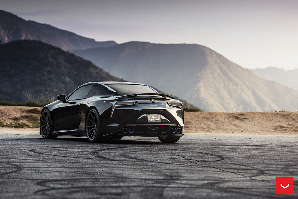 Фото дисков Vossen HF-3 Черный сатин на Lexus LC 500