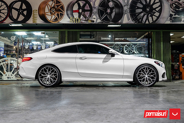 Фото дисков Vossen HF-2 Алмазная проточка на Mercedes-Benz C-Class (W205)