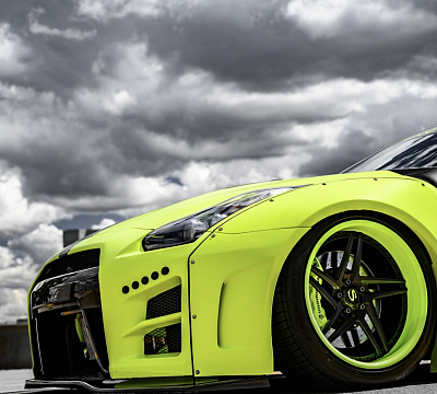 Фото дисков Savini SV71 на Nissan GT-R