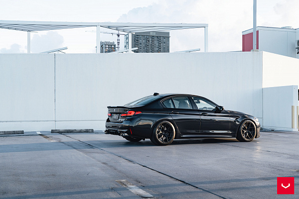 Фото дисков Vossen HF-5 Черный сатин на BMW 5/M5 (G30/F90)