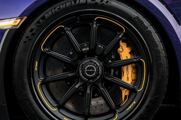 Фото дисков Brixton Forged R11-RS Черный сатин на Porsche 911 VII