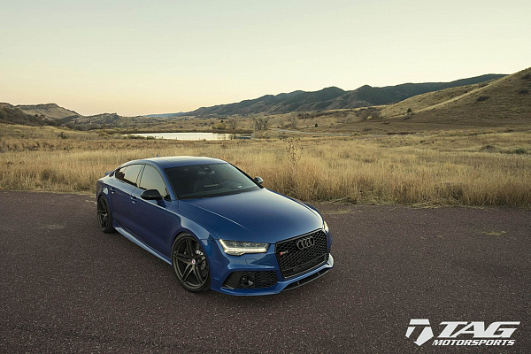 Фото дисков HRE P107 Сатиновая бронза на Audi A/RS 7 (4G)