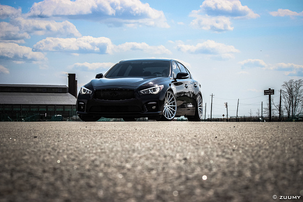 Фото дисков Vossen VFS-2 Серебро на Infiniti Q50