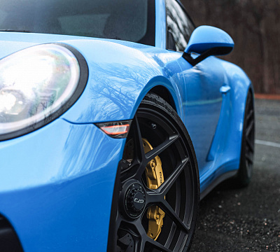 Фото дисков Brixton Forged PF7 на Porsche 911 VII