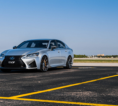 Фото дисков Vossen VFS-10 на Lexus GS IV