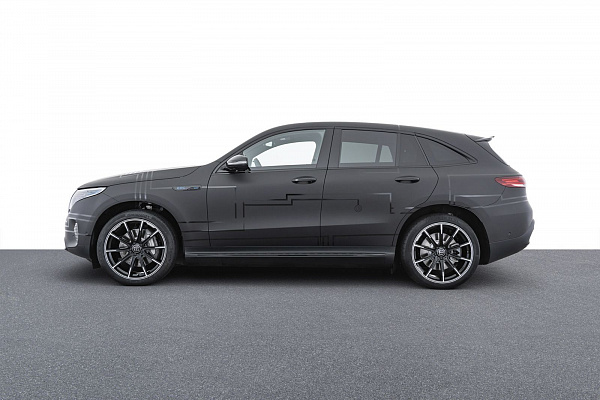 Фото дисков BRABUS Monoblock Z (Platinum Edition) Черный глянец на Mercedes-Benz EQC