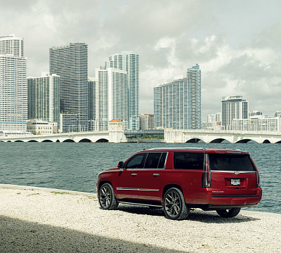 Фото дисков Vossen HF6-4 на Cadillac Escalade IV