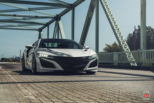 Фото дисков Vossen EVO-1R Глянцевый темный лак на Acura NSX II