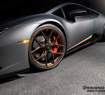 Фото дисков Vossen S21-01 на Lamborghini Huracan