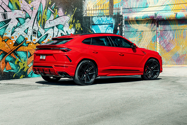 Фото дисков Vossen EVO-5 Черный сатин на Lamborghini Urus