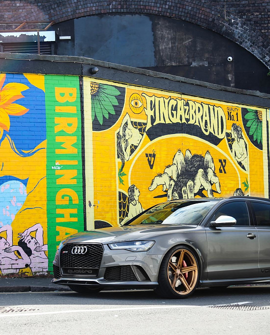 Фото дисков M-X2 Глянцевое золото на Audi A/RS 6 (C7)