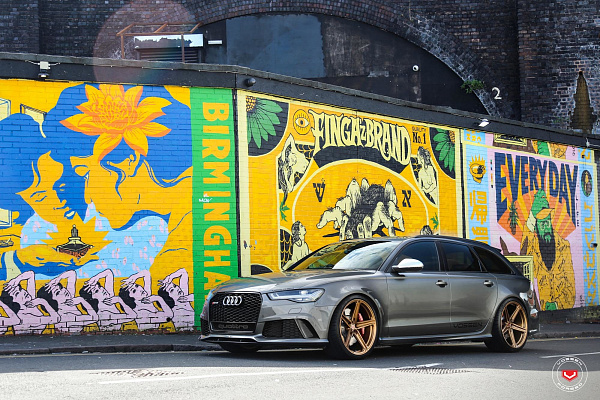 Фото дисков Vossen M-X2 Глянцевое золото на Audi A/RS 6 (C7)