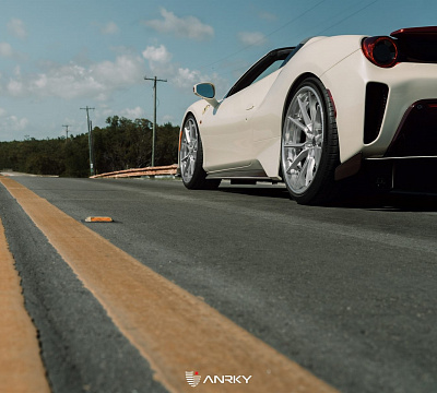 Фото дисков Anrky AN32 на Ferrari 488